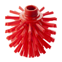 Haug Wolfbürste,  hart,  Ø 120 mm FC87401,  Komplettfarbe: rot