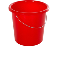 Haushaltseimer,  5 Liter 10125844,  rot