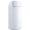 helit Abfallbehälter the dome,  50 Liter H2401405,  Farbe: weiß