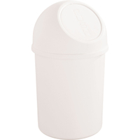 helit Abfallbehälter the flip,  6 Liter H2401005,  Farbe: weiß