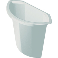 helit Abfalleinsatz the collector,  6 Liter H6106982,  Farbe: lichtgrau
