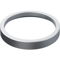 helit Papierkorb Ring the olympic,  18 Liter H6220899,  Farbe: silber