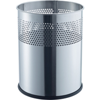helit Papierkorb the dot,  15 Liter H2515700,  Farbe: edelstahl
