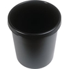 helit Papierkorb "the german" mit Rand,  30 Liter H6106195,  Farbe: schwarz