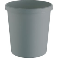 helit Papierkorb the green german,  18 Liter H6405882,  Farbe: lichtgrau