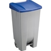helit Rollcontainer the step chief,  120 Liter H2405534,  Farbe: dunkelgrau/blau