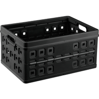 helit "the flap-line" Klappbox H6180295,  Farbe: schwarz,  46 Liter