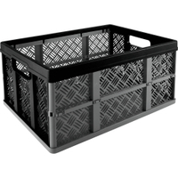 helit the flap-line Klappbox H6180495,  Farbe: anthrazit / schwarz,  32 Liter
