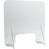 helit "the guard" Hygieneschutzschild,  glasklar H6816002,  1 Glas + 2 Standfüße,  60 x 60 cm