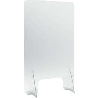 helit "the guard" Hygieneschutzschild,  glasklar H6816102,  1 Glas + 2 Standfüße,  60 x 100 cm