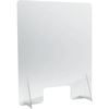 helit "the guard" Hygieneschutzschild,  glasklar H6816202,  1 Glas + 2 Standfüße,  80 x 100 cm