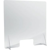 helit "the guard" Hygieneschutzschild,  glasklar H6816302,  1 Glas + 2 Standfüße,  100 x 100 cm