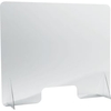 helit "the guard" Hygieneschutzschild,  glasklar H6816402,  1 Glas + 2 Standfüße,  120 x 100 cm