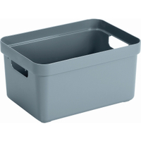 helit the home-line Aufbewahrungsbox,  13 Liter H6163583,  Farbe: blaugrau