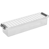 helit "the q-line" Aufbewahrungsbox mit Deckel,  glasklar H6164102,  1 Box,  0, 9 Liter
