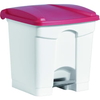 helit Treteimer the step,  30 Liter H2402025,  Farbe: rot