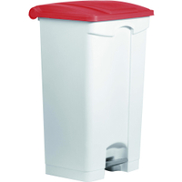 helit Treteimer the step,  90 Liter H2402325,  Farbe: rot