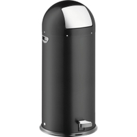 helit Treteimer the step dome,  52 Liter H2405495,  Farbe: schwarz