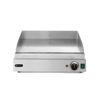 HENDI Grillplatte,  glatt 203149,  Maße: (B x T x H) 420 x 550 x 240 mm