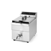 HENDI Induktionsfritteuse mit Ablasshahn,  8L 215012,  Maße: (B x T x H) 485 x 290 x 405 mm
