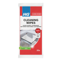 HG Glas Reiniger Tücher 456000103,  1 Packung = 20 Tücher
