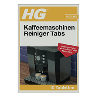 HG Kaffeemaschinen Reiniger Tabs 637000105,  1 Packung = 10 Stück