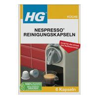 HG Nespresso Reinigungskapseln 678000105,  1 Packung = 6 Kapseln