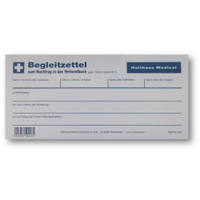 Holthaus Medical Begleitzettelblock,  selbsthaftend,  25 Blatt 50246,  1 Block