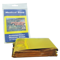 Holthaus Medical Rettungsdecke,  gold,  silber 18620,  Maße: 160 x 210 cm