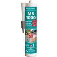 HOTREGA MS 1000 High-Tech Kleb- und Dichtstoff H200102,  290 ml - Kartusche,  grau