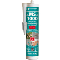 HOTREGA MS 1000 High-Tech Kleb- und Dichtstoff H200103,  290 ml - Kartusche,  transparent
