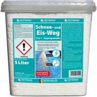 HOTREGA Schnee- und Eis-Weg 2 in 1,  Enteisungsgranulat H230100005,  5 l - Eimer