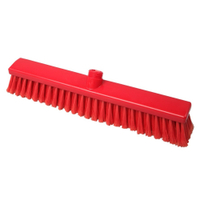 Hygiene-Großraumbesen,  400 x 50 mm 58083,  Besatzfarbe/-höhe: rot,  55 mm