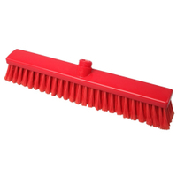 Hygiene-Großraumbesen,  400 x 50 mm 58143,  Besatzfarbe/-höhe: rot,  55 mm