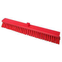 Hygiene-Großraumbesen,  600 x 60 mm 58653,  Besatzfarbe/-höhe: rot,  65 mm