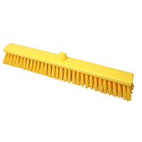 Hygiene-Großraumbesen,  600 x 60 mm 58654,  Besatzfarbe/-höhe: gelb,  65 mm