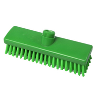 Hygiene-Schrubber,  225 x 60 mm 58005,  Besatzfarbe/-höhe: grün,  30 mm