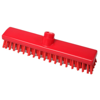 Hygiene-Schrubber,  280 x 50 mm 58013,  Besatzfarbe/-höhe: rot,  30 mm