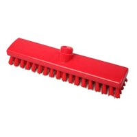 Hygiene-Schrubber,  300 x 60 mm 58033,  Besatzfarbe/-höhe: rot,  25 mm
