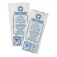 Hygienebeutel extra groß 1 Karton = 10 Bündel à 100 Stück