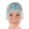 HYGOBASE Eco Klipphaube,  Ø 50 cm 121069,  1 Karton = 20 x 100 Stück = 2.000 Stück,  blau