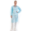 HYGOBASE Eco Schutzkittel 277569,  1 Karton = 10 x 10 Stück = 100 Stück,  blau