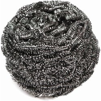 Hygoclean Edelstahl-Spiral-Topfreiniger Silber 30202,  1 Karton = 10 x 10 Stück,  40 g