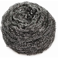 Hygoclean Edelstahl-Spiral-Topfreiniger Silber 30204,  1 Packung = 10 x 1 Stück,  60 g