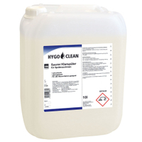 HYGOCLEAN Saurer Klarspüler für Spülmaschinen 31680,  10 Liter – Kanister