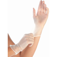 Hygonorm Vinylhandschuhe Ideal Light,  puderfrei,  transparent 26869,  1 Packung = 100 Stück,  Größe S