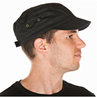 HYGOSTAR Army Cap Kappe 00233,  1 Packung = 10 Stück,  schwarz