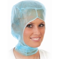 HYGOSTAR Astrohaube Polypropylen-Vlies 13306,  1 Karton = 10 Packungen = 1000 Stück,  blau