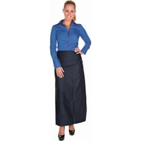 HYGOSTAR Bistroschürze aus Polycotton 20406,  1 Packung = 2 Stück,  Maße: 100 x 100 cm,  blau