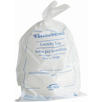 HYGOSTAR Classic Wäschebeutel,  blau bedruckt 55819,  1 Karton = 1000 Stück,  Maße: 54 x 38 cm,  weiß